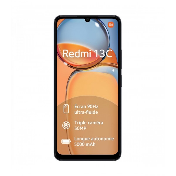 Xiaomi Redmi 13C 4/128go noir