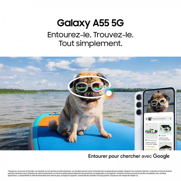 Samsung Galaxy A55 5G lime (8 Go / 256 Go)