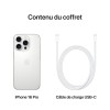 iPhone 16 Pro 256go Titane Blanc