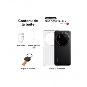 Xiaomi 15 Ultra 16/512go blanc Conçu avec Leica
