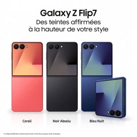 Samsung Galaxy Z Flip 7 12/512go Noir absolu