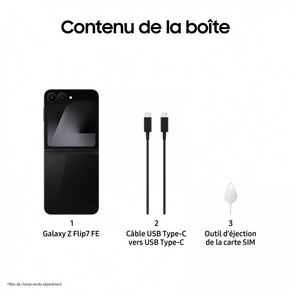SaSamsung Galaxy Z Flip 7 FE 8/256go Blanc