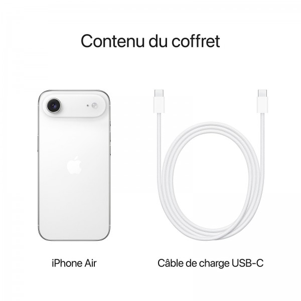 iPhone Air 512go Blanc nuage