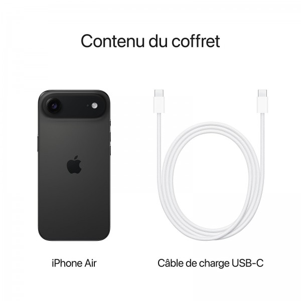 iPhone Air 1To Noir sidéral