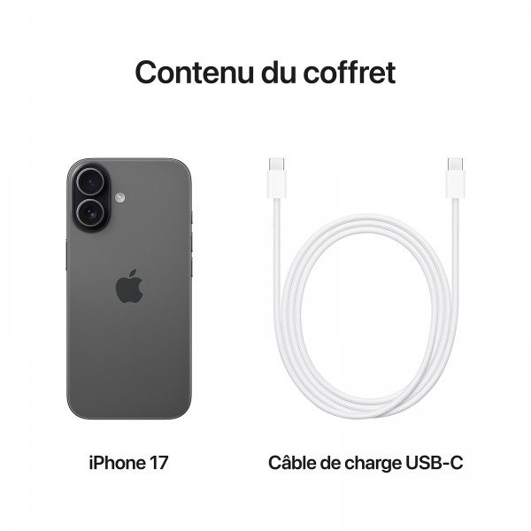 iPhone 17 512go Noir