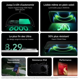 Xiaomi 17 Ultra Conçu avec Leica 16/512go noir