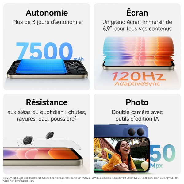 Xiaomi Redmi 17 4/128go 5G orange
