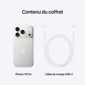 iPhone 18 Pro 256go Silver