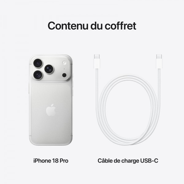 iPhone 18 Pro 256go Silver