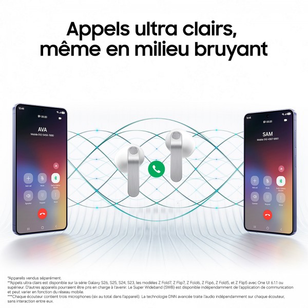 Samsung Galaxy Buds4 Noir