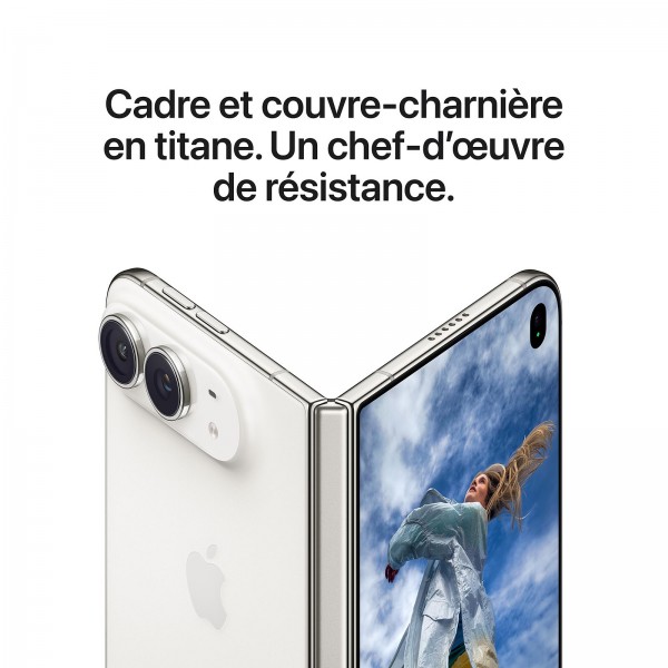 iPhone Duo 256go Blanc stellaire