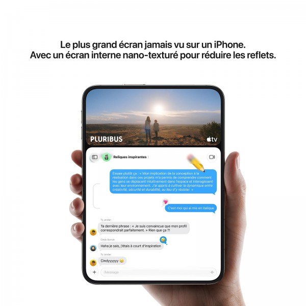 iPhone Duo 256go Blanc stellaire