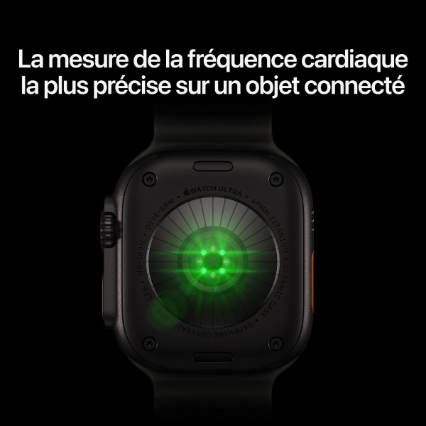 Apple Watch Ultra 4 Titane naturel Boucle Alpine Désert