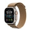 Apple Watch Ultra 4 Titane naturel Boucle Alpine Désert