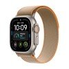Apple Watch Ultra 4 Titane naturel Boucle Trail Sable